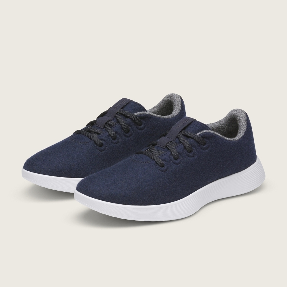 Allbirds Dark Navy Wool Runner Sneakers